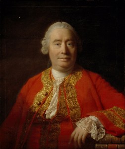 Portrait of David Hume in 1766 by Allan Ramsey