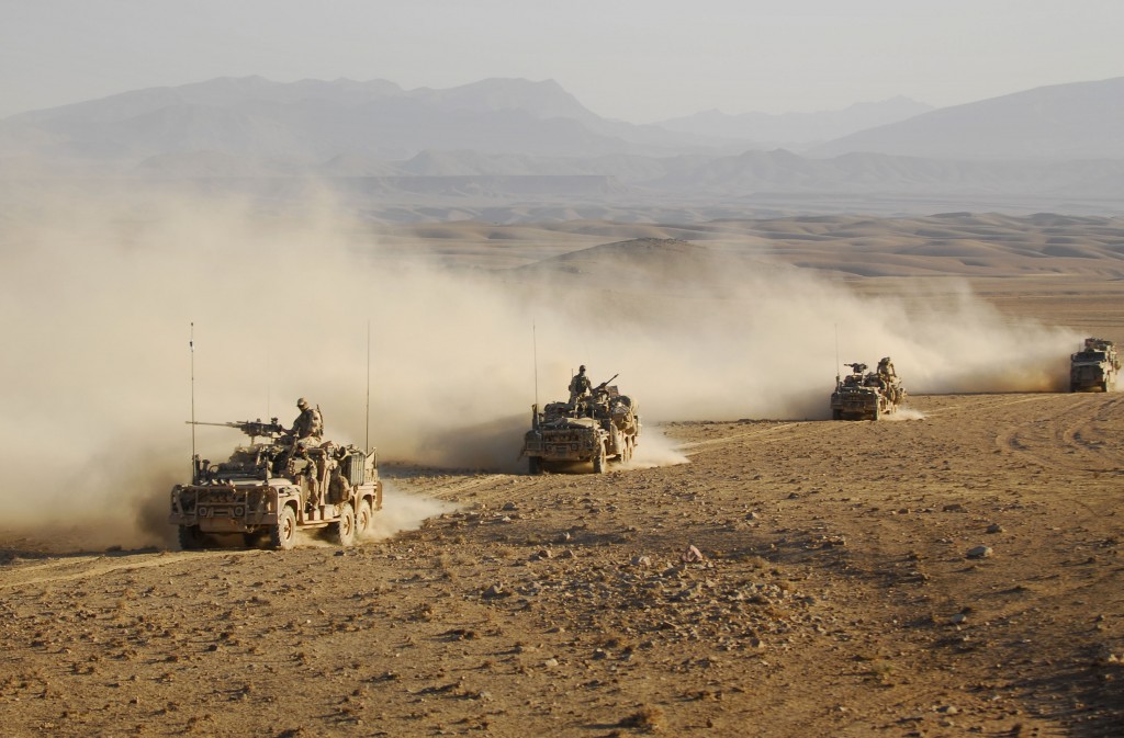 Military convoy in Afghanistan 